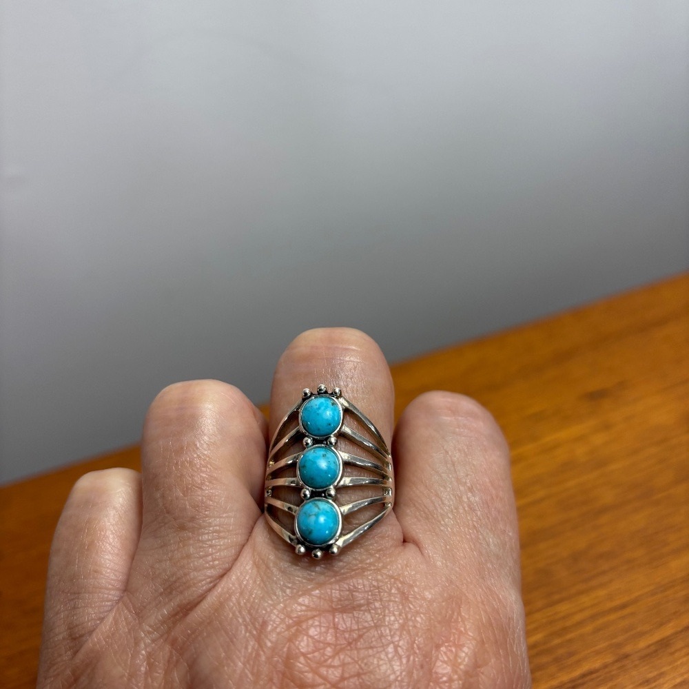 New Turquoise and Sterling Silver Ring
